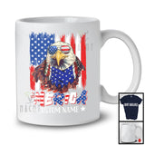 Personalized 'Merica, Proud 4th Of July Custom Name Eagle Owner, USA Flag Patriotic T-Shirt