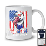 Personalized 'Merica, Proud 4th Of July Custom Name Goose Owner, USA Flag Patriotic T-Shirt