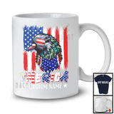 Personalized 'Merica, Proud 4th Of July Custom Name Pigeon Owner, USA Flag Patriotic T-Shirt