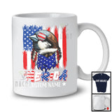 Personalized 'Merica, Proud 4th Of July Custom Name Sparrow Owner, USA Flag Patriotic T-Shirt