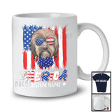 Personalized 'Merica, Proud 4th Of July Custom Name Sproodle Owner, USA Flag Patriotic T-Shirt