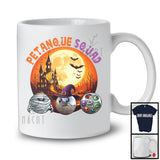 Petanque Squad, Proud Halloween Three Mummy Monster Witch, Sport Player Playing Team T-Shirt