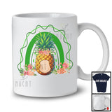 Pineapple Human Costume, Lovely Pineapple Vegan Fruit Rainbow Flowers, Veganism Healthy Lover T-Shirt