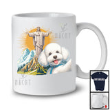 Poodle Selfie With Jesus Statue; Lovely Poodle Owner Lover; Matching Family Group T-Shirt