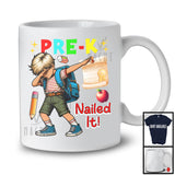 Pre-K Nailed It, Colorful Graduation Last Day Of School Dabbing Boys, Student Group T-Shirt