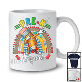 Pre-K Squad, Adorable Back To School Dabbing Pencil Leopard Rainbow, Student Teacher T-Shirt