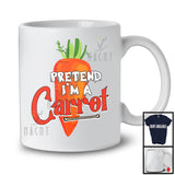 Pretend I'm A Carrot, Sarcastic Halloween Costume Fruits Vegan Lover, Family Group T-Shirt
