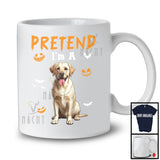 Pretend I'm A Labrador Retriever; Lovely Halloween Costume Dog Owner Lover; Family Group T-Shirt