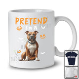 Pretend I'm A Pit Bull; Lovely Halloween Costume Dog Owner Lover; Family Group T-Shirt