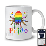 Pride, Colorful LGBTQ Pride Lovely Spider LGBT Gay Rainbow Flag, Matching Spider Lover T-Shirt