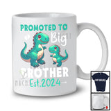 Promu Big Brother Est 2024, belle annonce de grossesse frères et sœurs T-Rex, T-shirt dinosaure