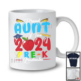 Proud Aunt Of Two 2024 Pre-K Graduates, Lovely Mother's Day Graduation Proud, Family T-Shirt