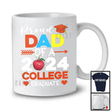 Proud Dad Of A 2024 College Graduate, Wonderful Father's Day Graduation, Family Group T-Shirt