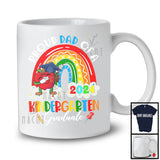 Proud Dad Of A 2024 Kindergarten Graduate, Colorful Father's Day Rainbow, Graduation Family T-Shirt