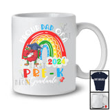 Proud Dad Of A 2024 Pre-K Graduate, Colorful Father's Day Rainbow, Graduation Family T-Shirt