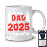 Proud Dad Of Two 2025 Graduates; Amazing Father's Day Twin Boys Graduation; Family Lover T-Shirt