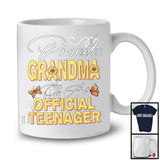 Proud Grandma Of An Official Teenager, Adorable Mother's Day 13th Birthday Sunflowers, Family T-Shirt