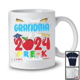 Proud Grandma Of Two 2024 Pre-K Graduates, Lovely Mother's Day Graduation Proud, Family T-Shirt