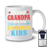 Proud Grandpa Of A Few Dumbass Kids, Wonderful Father's Day Vintage, Matching Family Group T-Shirt