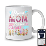 Proud Mom Of A Few Dumbass Kids, Wonderful Mother's Day Leopard Flowers, Family Group T-Shirt