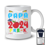Proud Papa Of Two 2024 Pre-K Graduates, Lovely Father's Day Graduation Proud, Family T-Shirt