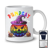 Pumpgay, Awesome Halloween Gay LGBTQ Proud Scary Pumpkin Lover, Matching LGBT Group T-Shirt