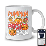 Pumpkin Patch Crew; Amazing Thanksgiving Turkey Pumpkin; Autumn Fall Leaf Family Group T-Shirt