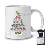 Rat Santa Christmas Tree; Awesome X-mas Snowing Lights Rat Owner; Animal Lover T-Shirt