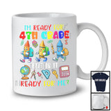 Ready For 4th Grade But Is It Ready For Me, Humorous Back To School Crayons, Student Squad T-Shirt