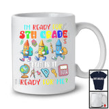 Ready For 5th Grade But Is It Ready For Me, Humorous Back To School Crayons, Student Squad T-Shirt