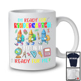 Ready For Kindergarten But Is It Ready For Me, Humorous Back To School Crayons, Student Squad T-Shirt