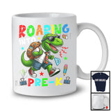 Roaring Into Pre-K, Humorous First Day Of School T-Rex Dinosaur Lover, Students Group T-Shirt
