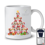 Santa Chihuahua Christmas Tree; Amazing X-mas Christmas Lights Animal Lover; Family Group T-Shirt