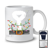 Santa Cosplay; Humorous Christmas Lights Santa Fake Costume; Matching Friends Family Group T-Shirt