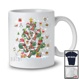 Santa ELF Reindeer Whistle Christmas Tree, Cheerful X-mas Lights Trainer Lover, Careers Group T-Shirt