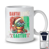 Santa Look Cactus; Wonderful Christmas Santa Cactus Lover; Vintage Retro Family Group T-Shirt