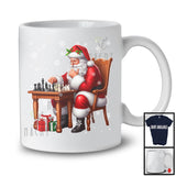 Santa Playing Chess, Humorous Christmas Santa Sport Player Team, Family X-mas Group T-Shirt