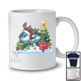 Santa Reindeer Tuba; Fantastic Christmas Lights Reindeer Santa Tuba; X-mas Tree Family T-Shirt