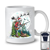 Santa Skeleton Hunting; Fantastic Christmas Moon Tree Skeleton Lover; X-mas Family Group T-Shirt