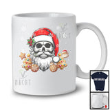 Santa Skull With Cookie; Wonderful Christmas Santa Skull Food Lover; X-mas Family Group T-Shirt