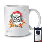 Santa Skull With Pizza; Wonderful Christmas Santa Skull Food Lover; X-mas Family Group T-Shirt