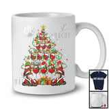Santa Snake And Wine Glasses Christmas Tree; Cheerful X-mas Drinking Drunker; Family T-Shirt