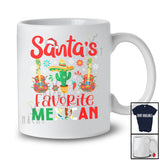 Santa's Favorite Mexican; Joyful Christmas Cactus Guitar; Pajama Mexican Family Group T-Shirt