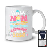 Senior Mom I Raised Mine Class Of 2025, Floral Mother's Day Graduation, Graduate Family T-Shirt