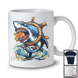 Shark Eating Gingerbread; Awesome Christmas Shark Lover; Food Foodie Baker Family Group T-Shirt