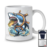 Shark Eating Taco; Awesome Christmas Shark Lover; X-mas Food Foodie Family Group T-Shirt