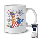 Sheltie Riding Firecracker, Amazing 4th Of July American Flag Fireworks, Patriotic Group T-Shirt