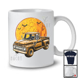 Skeleton Driving Pickup Truck, Joyful Halloween Pickup Truck Driver, Matching Family Group T-Shirt