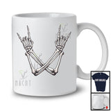 Skeleton Rock Crossed Hands, Sarcastic Halloween Costume Skeleton, Matching Family Group T-Shirt