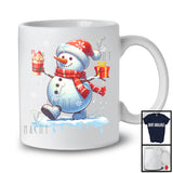 Snowman Coffee; Joyful Christmas Santa Snowman Coffee Lover; Snowing Family Group T-Shirt